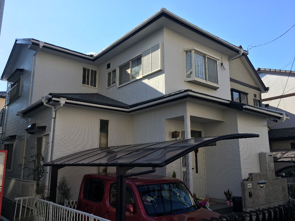 蟹江町　S様邸　外壁・屋根塗装